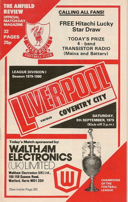 Liverpool FC v Coventry City FC